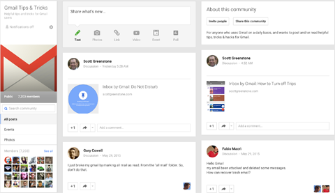 exempel på google + community-profilbild
