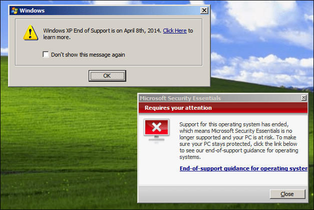 Microsoft uppdaterar XP Security Essentials under en begränsad tid