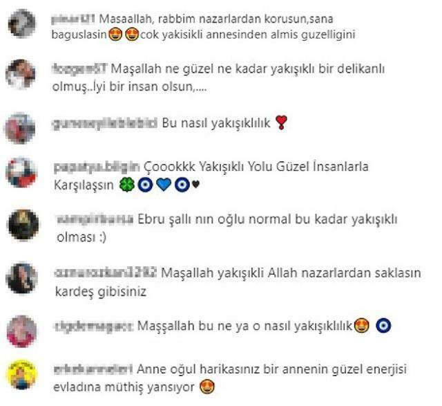 Ebru Şallı delade sin 18-årige son! Den ramen överös med kommentarer...