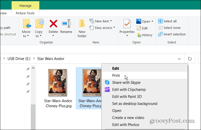 Konvertera en PNG till PDF på Windows