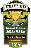 sociala medier granskare topp 10 sociala medier blogg 2016 badge