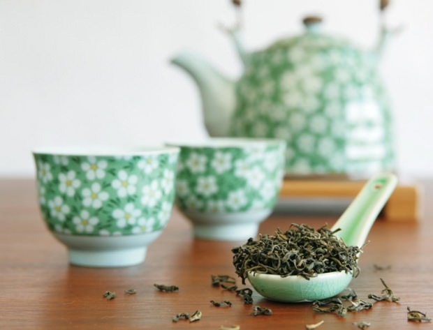 gå ner i vikt med grönt te