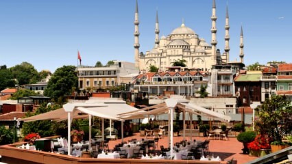 Platser att gå iftar i Istanbul 