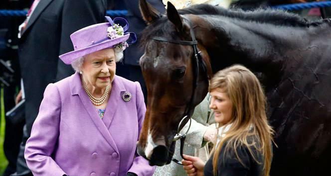 Drottning Elizabeth och hennes hästar 