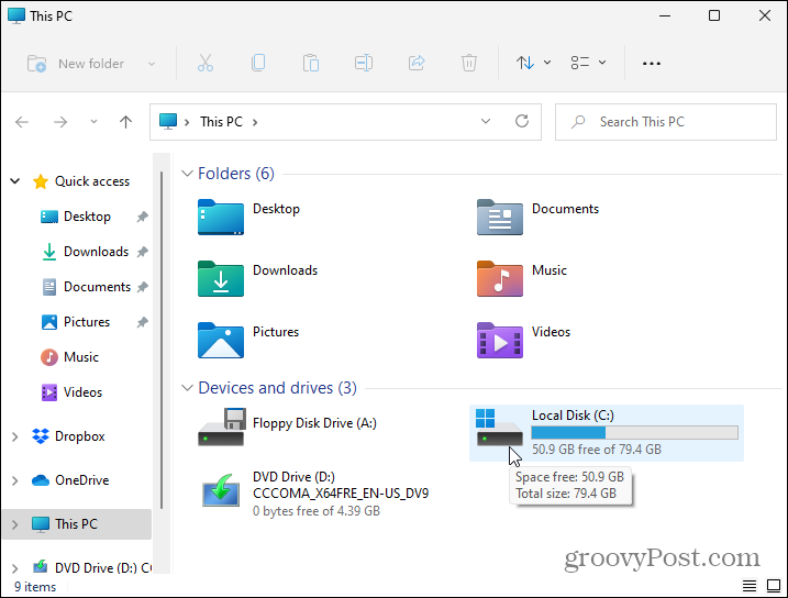 Denna PC File Explorer Windows 11