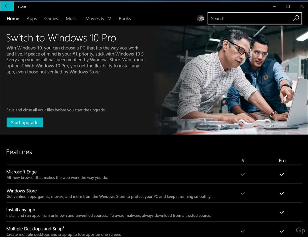 Microsoft gör det enkelt för alla att installera Windows 10 S Edition