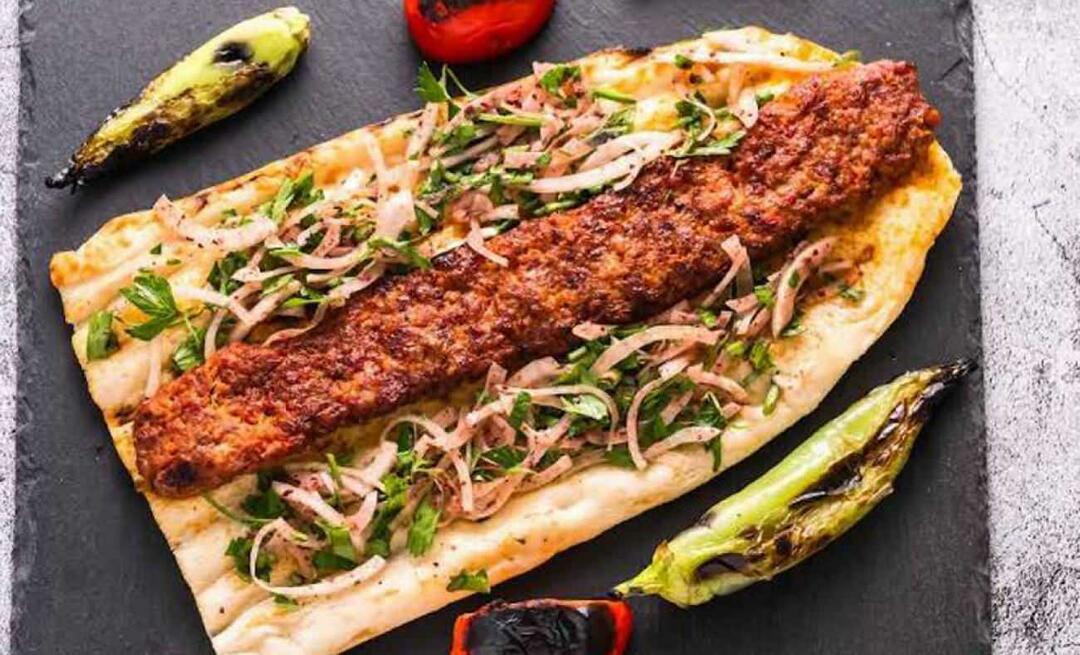 Harbiye Kebab som kommer att smaka som du äter på restaurangen! Hur gör man Harbiye Kebab?