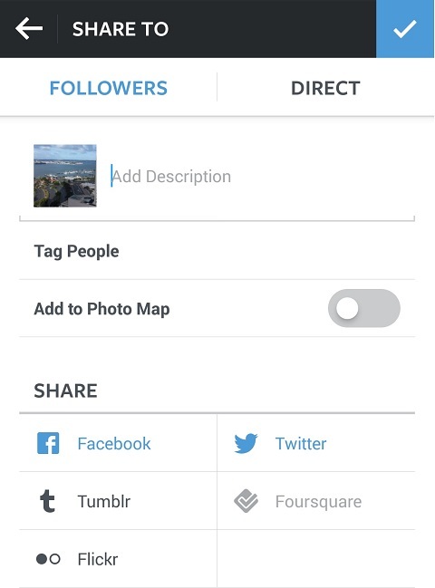 ansluta sociala profiler till instagram