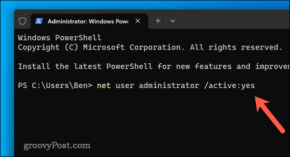 Aktivera admin i Windows 11
