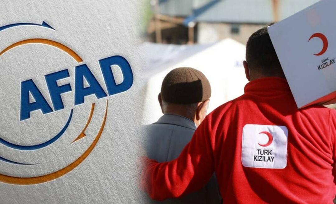 Hur kan AFAD-jordbävningsdonation göras? AFAD donationskanaler och Röda halvmånen behovslista...