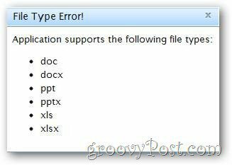 filtyper stöds inte