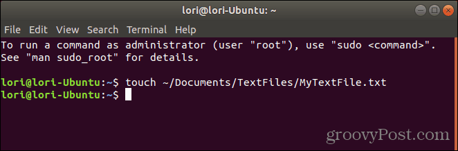 Använd pekskommando på Linux