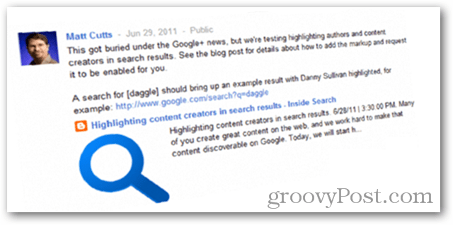 Matt Cutts och Google Authorship