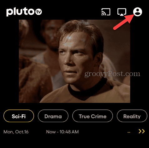 Ta bort ett Pluto TV-konto