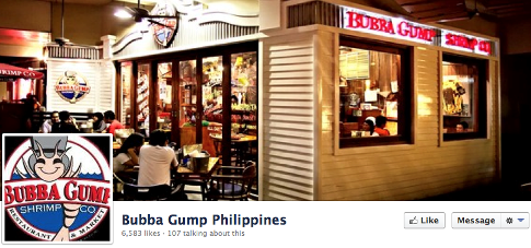 bubba gump platser