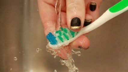 Hur görs tandborste rengöring?