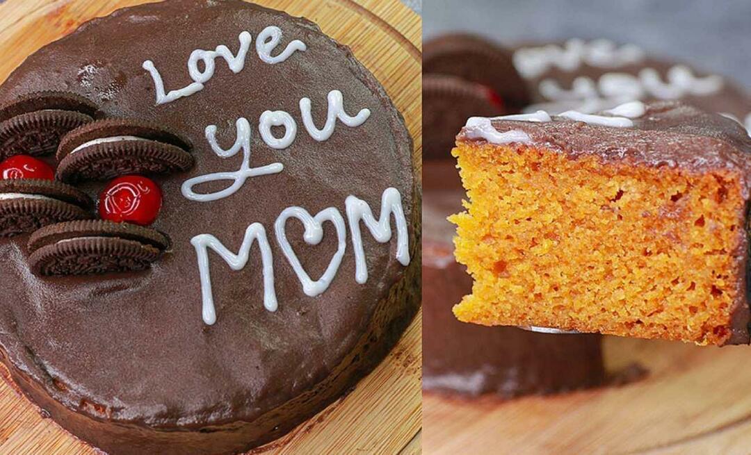 Enkla tårtrecept för världsmorsdagen! Hur gör man en presenttårta till mors dag?
