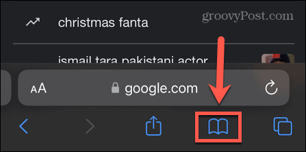 safari bokmärken ikon iphone