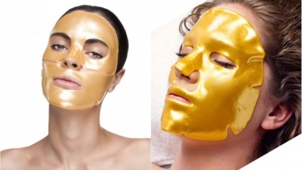 Vad gör en guldmask? Vilka är fördelarna med den gyllene masken för huden? Hur man gör en guldmask?