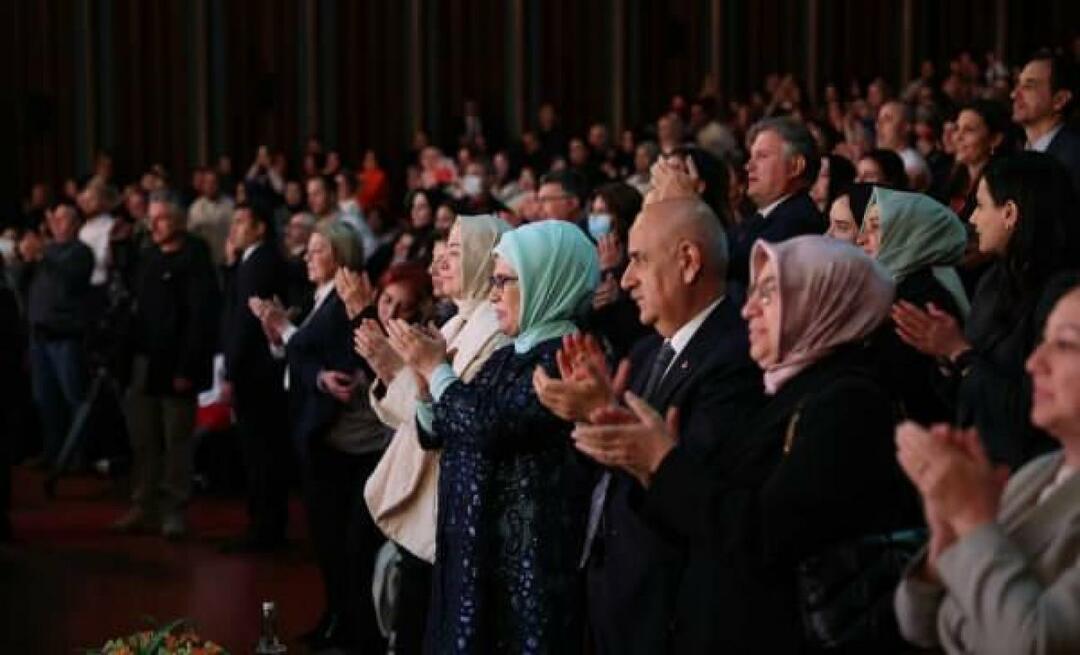 Emine Erdoğan såg operan "Turandot" på vårt kongress- och kulturcenter i Beştepe!