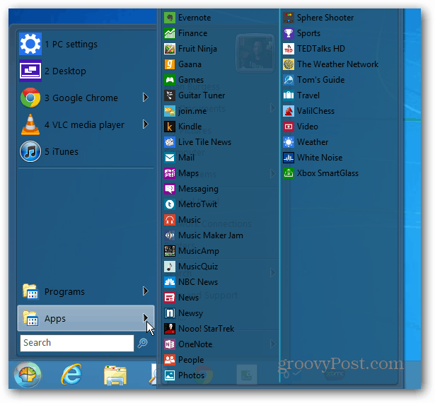 Windows 8-appar
