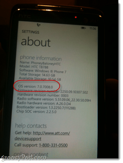 kopiera och klistra in med Windows Phone 7 7.0.7390.0