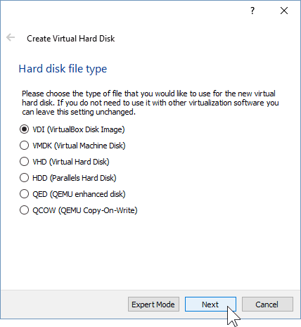 05 Bestäm hårddiskstyp (Windows 10-installation)