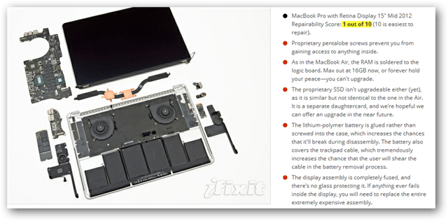 Nya MacBook Pro ansågs vara en reparationsmardröm av experter