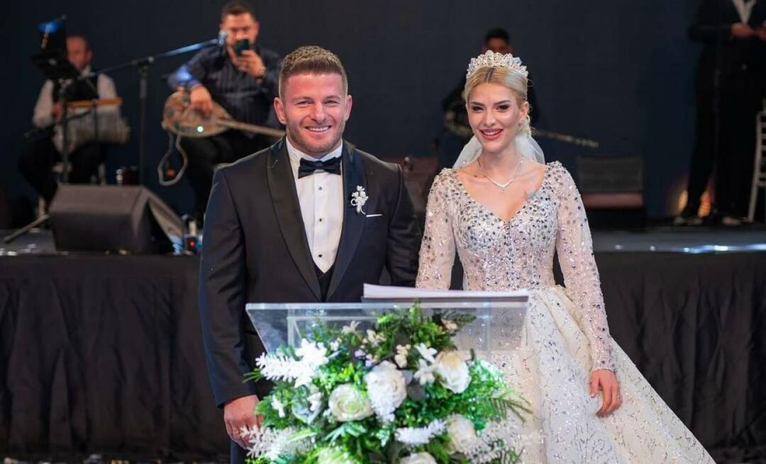 De tidigare Survivor-deltagarna İsmail Balaban och İlayda Şeker höll ett bröllop i Antalya.