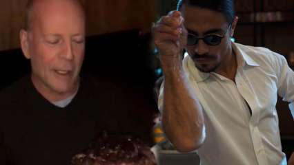 Bruce Willis åkte till Nusret!