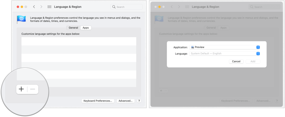 Mac byter app-språk