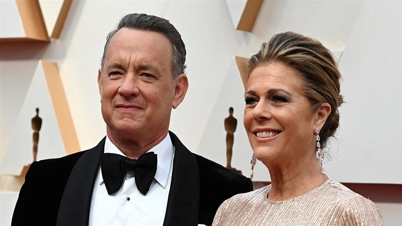 Tom Hanks och hans fru Rita Wilson