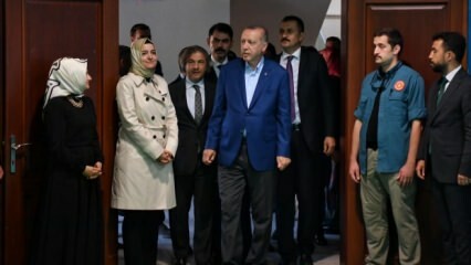 President Erdoğan besökte Kasımpaşa barnhus!