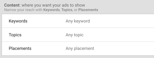 Så här ställer du in en YouTube-annonskampanj, steg 30, ställer in sökord, ämnen och placeringsalternativ