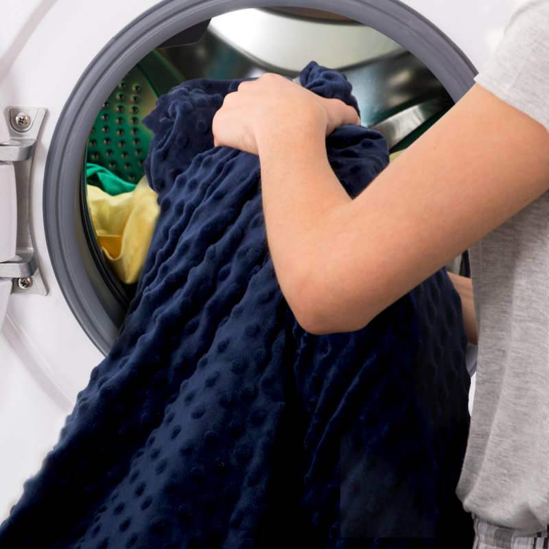 Tvätta filtar i maskinen