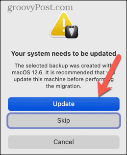 mac uppdatera OS
