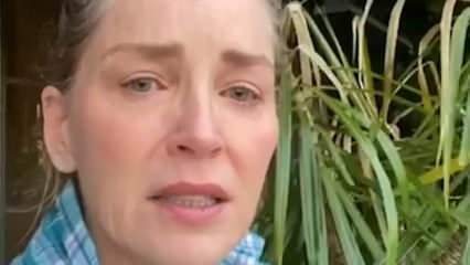 Sharon Stone meddelade live: Jag tappade min andliga mormor från coronavirus!