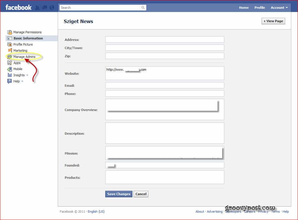Hur man lägger till eller tar bort en administratör från ditt Facebook-företag eller fan-sida