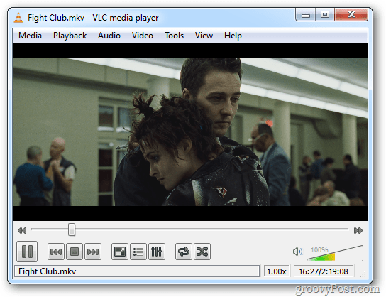 Blu-ray konverterad film i VLC