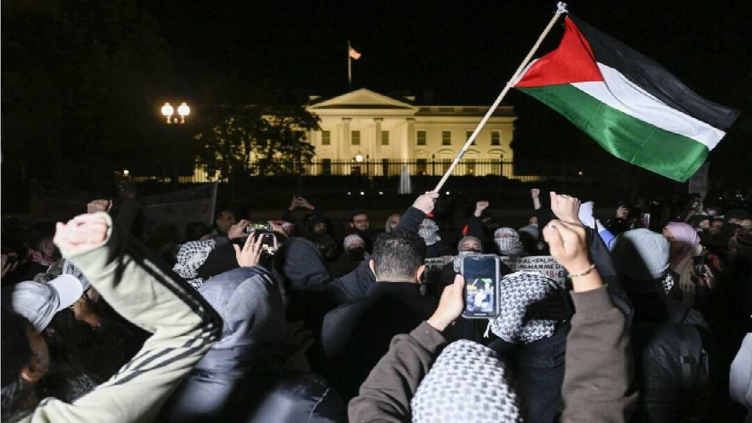  Washington marscherar till stöd för Palestina