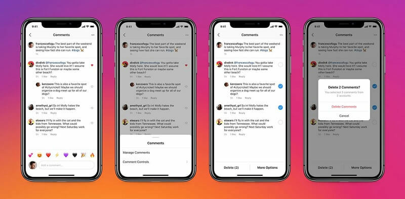Instagram-användare kan nu snabbt filtrera negativa kommentarer i bulk och markera positiva. Plattformen lägger också till nya kontroller för att hantera vem som kan tagga eller nämna ditt konto på Instagram.