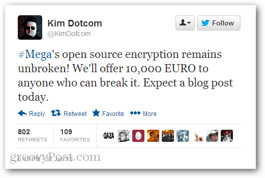 Kim Dotcom erbjuder 10 000 Euro-belöning till den första hackaren för att bryta igenom Megas säkerhet