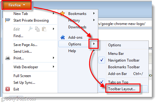 firefox-menyalternativ> verktygsfältlayout