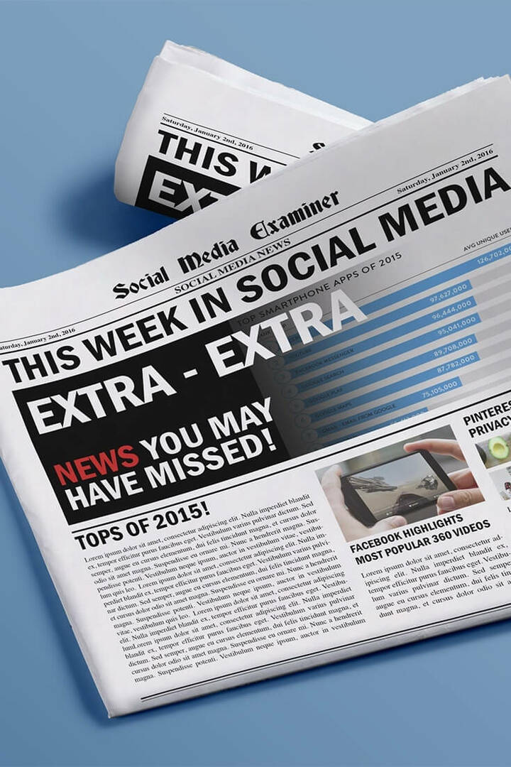 sociala medier granskare veckovisa nyheter 2 januari 2016
