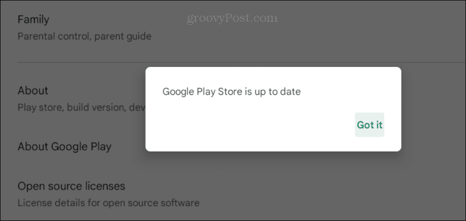 Google Play fungerar inte på Chromebook