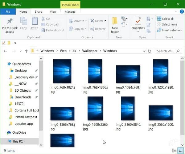 Så här hittar du Windows 10 bakgrundsbilder