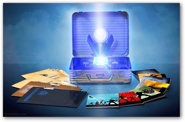 Marvel Avengers 10-skiva Blu-ray Collector Box träffar Amazon