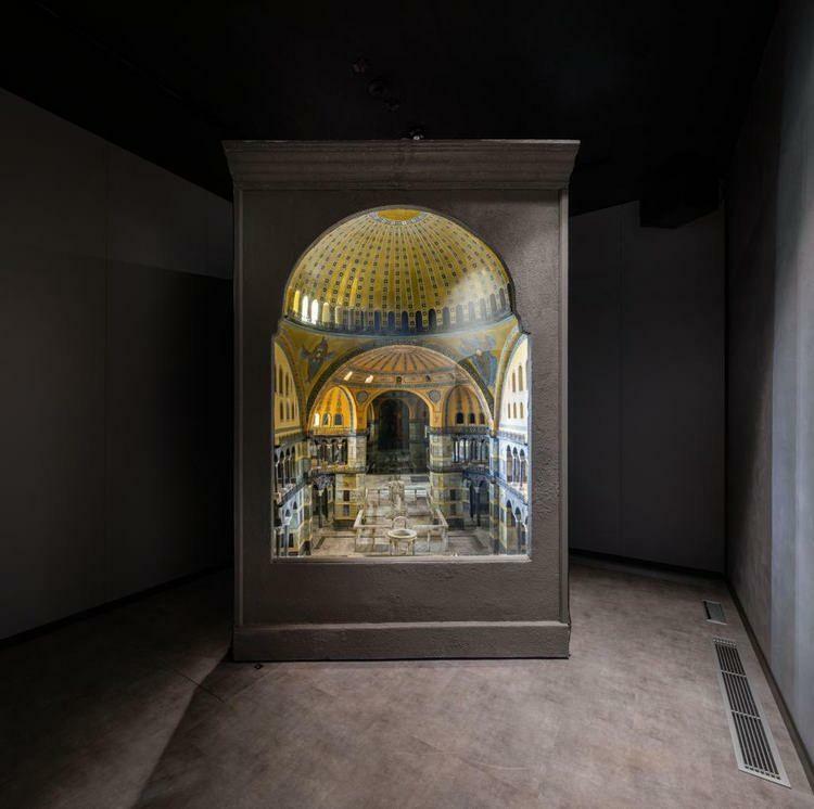 Scener från Hagia Sofias historiska museum