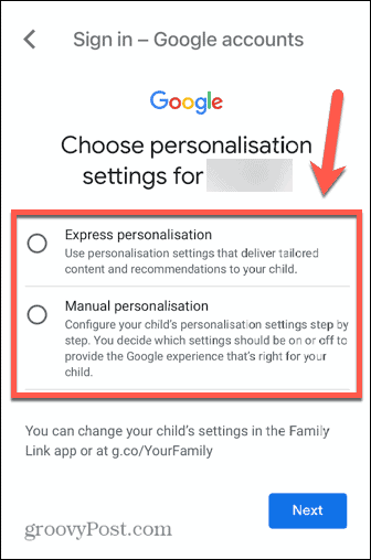 personalisering av gmail-barnkonto