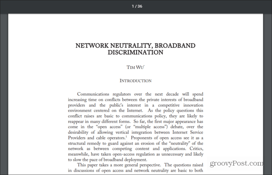 diskriminering av bredband